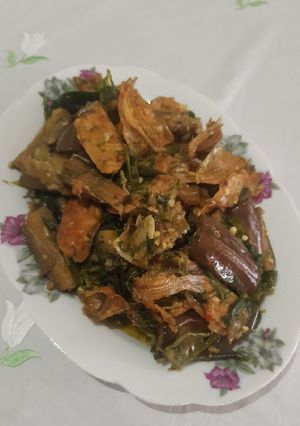 Foto resep Oseng Tempe Terong Ikan Kapas