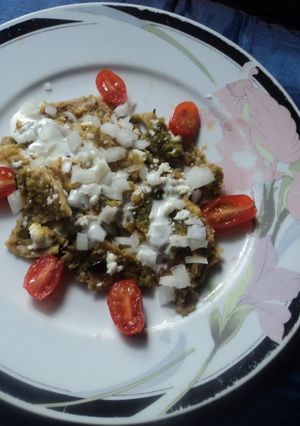 Una foto de Chilaquiles verdes doña Tere Correa, Jalisco México