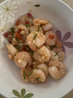 Foto resep Garlic butter prawn