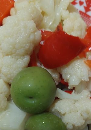 Foto di Insalata di rinforzo con cottura a vapore nel cestello