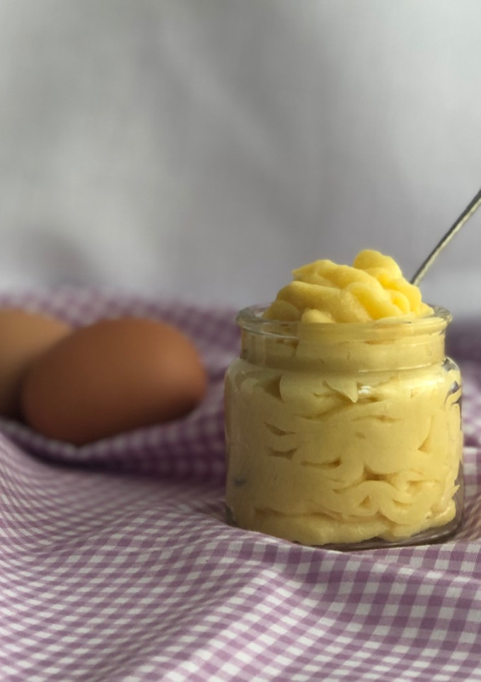 Una foto de Crema pastelera en microondas