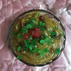 A picture of Besan Halwa.