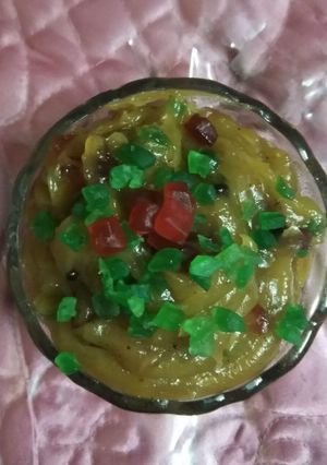 A picture of Besan Halwa.