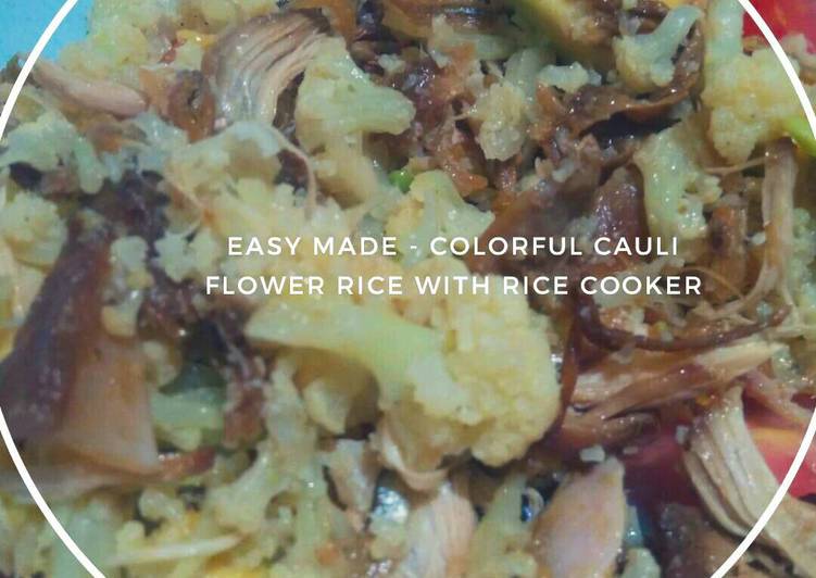 Resep Menu Diet Masak Pakai Rice Cooker Cauli Flower Rice Yang Renyah