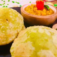 A picture of Peas kachori.