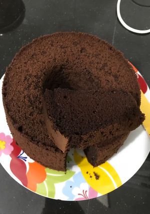 Foto resep Chocolate Chiffon Cake (5 telur)
