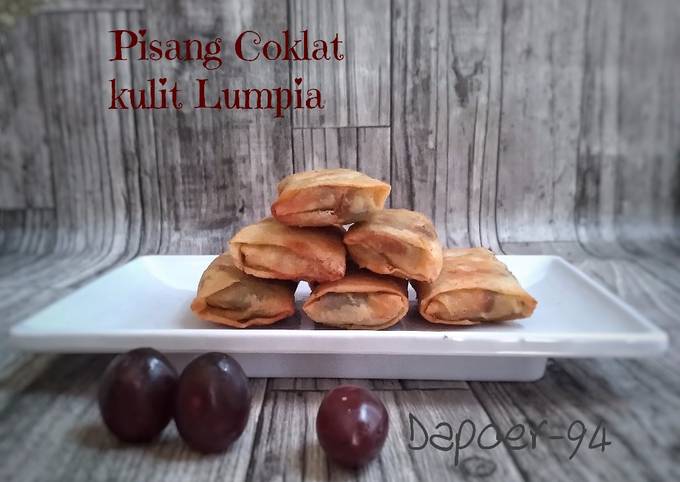 Anti Ribet, Bikin PisCok#Pisang cokelat pake kulit lumpia siap pake Murah