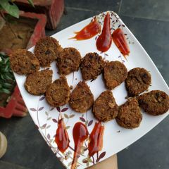 A picture of Soya kababs.
