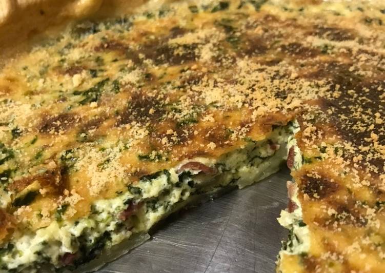 Quiche espinacas