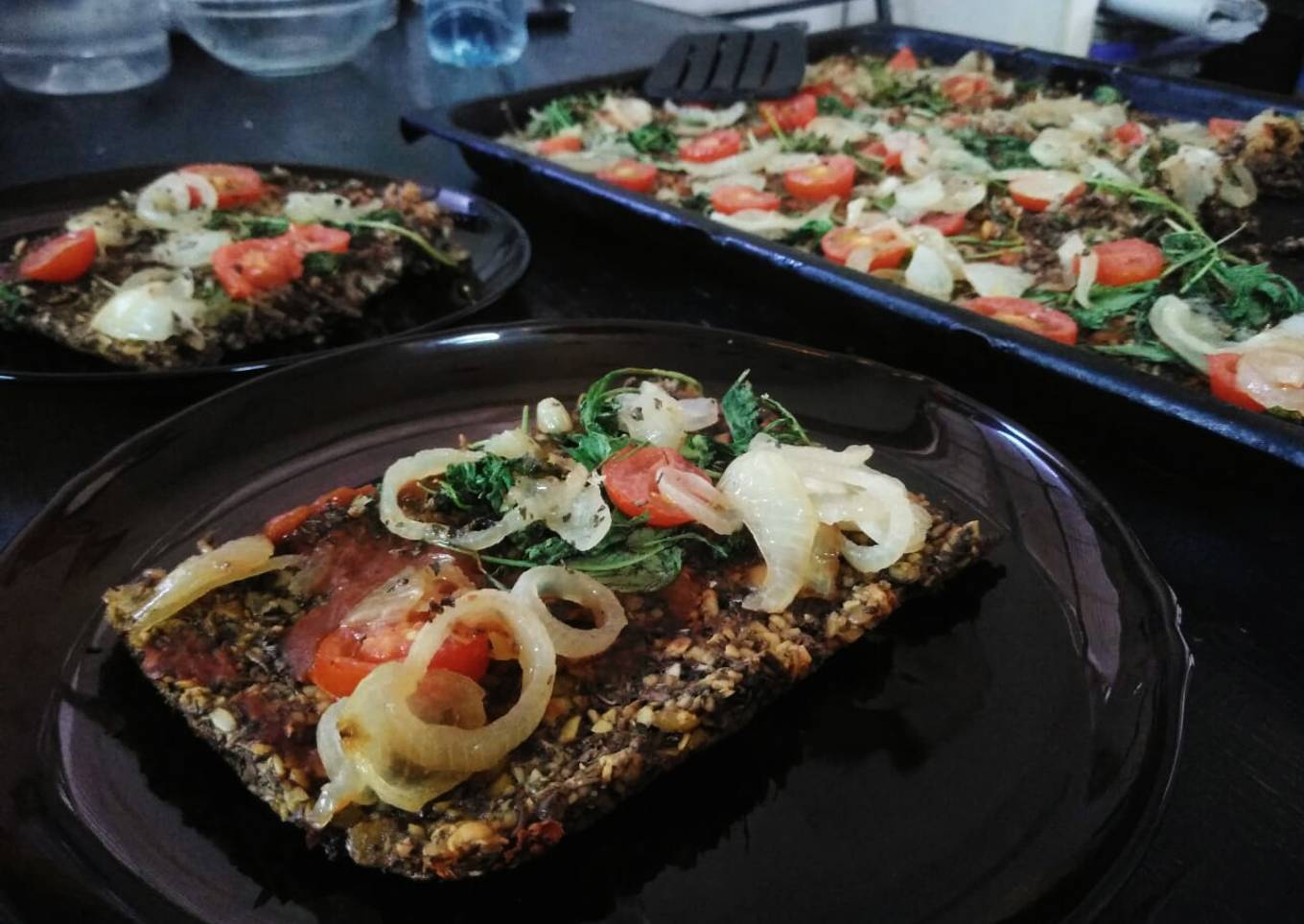Pizza de lentejas