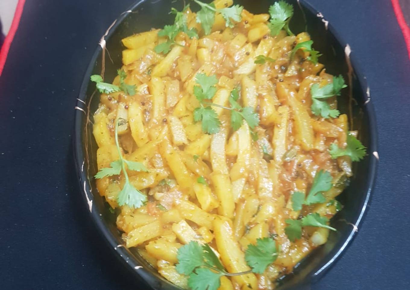 Jeera french fries sabzi