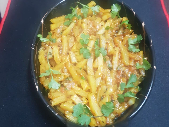 Recipe Jeera french fries sabzi the Delicious So Delicious