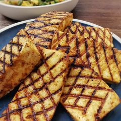 A picture of Grilled Marinated Tofu.