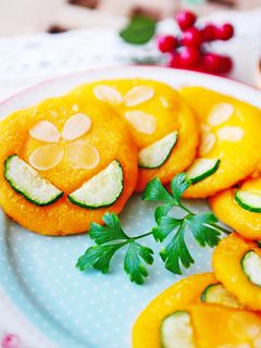 杏仁南瓜起司煎餅 的食譜成品照片