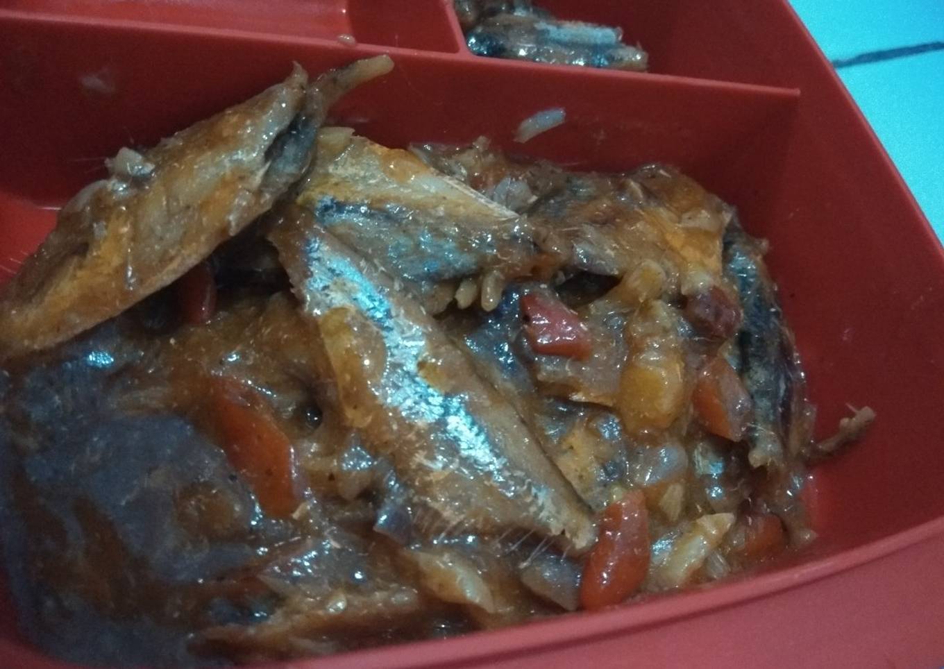 Sarden ikan asin enak ala mahasiswa