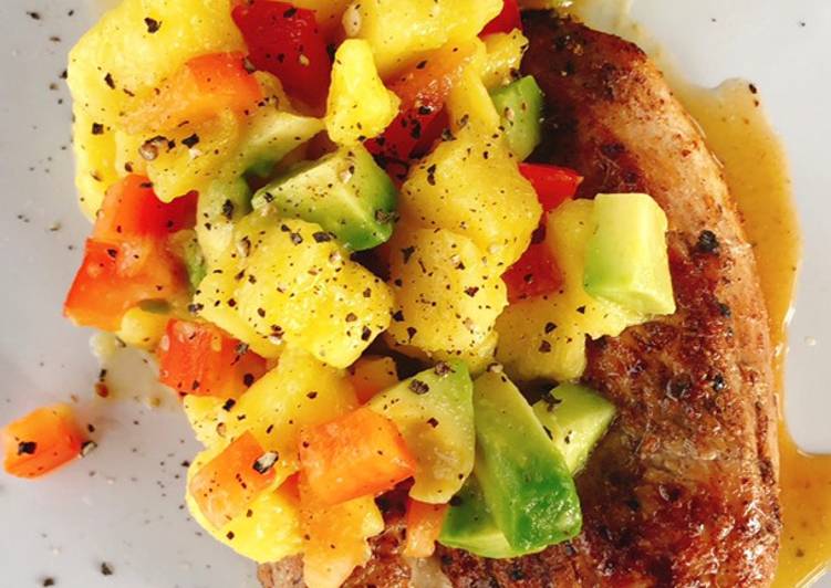 Chicken Mango Salsa (anti ribet)