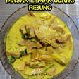 Masak Lemak Udang Rebung