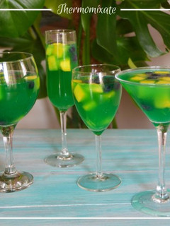 Una foto de Sangría tropical con Thermomix