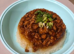 Foto resep Nasi Tim Ayam Jamur (Batita/Dewasa)