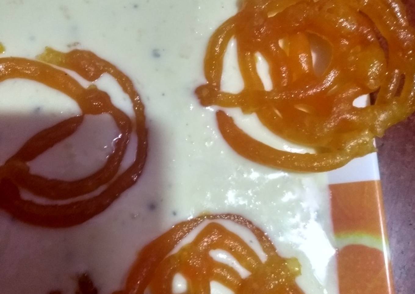 Radbi with  jalebi--Perfect dip for jalebi
