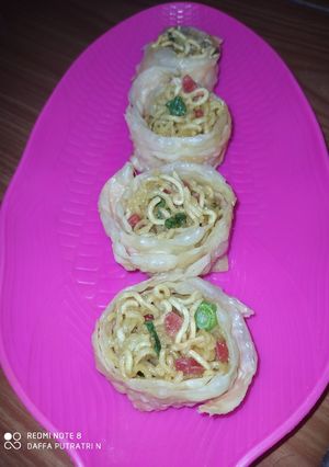 Foto resep Pangsit mawar isi mie