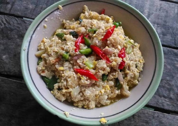 Tahu bejek + krupuk #BikinRamadanBerkesan