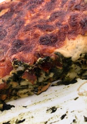 Une photo de Lasagne saumon épinard