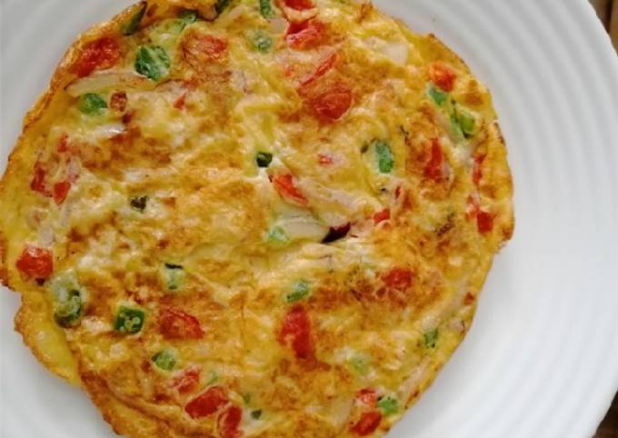 Easy Yummy Mexico Food Spanish Omelette