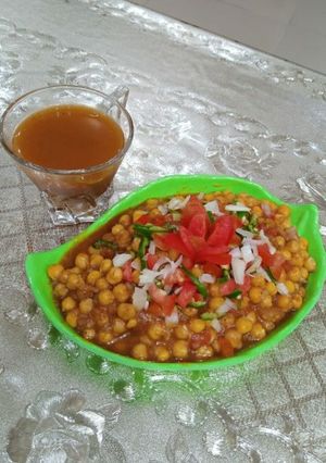 A picture of Chana chaat.