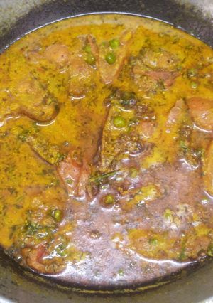 मटर मछली कढ़ी (matar machli kadhi recipe in Hindi) रेसिपी मुख्य फोटो