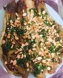 Grilled Eggplant with Scallion Oil