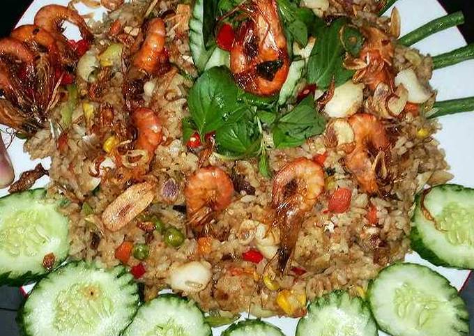 Cara Gampang Menyiapkan Nasi goreng Sea Food yang Enak