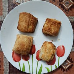 Veg Puff Pastry A picture of Veg Puff Pastry.