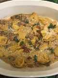 Tortellini alla panna o tortellini a la crema