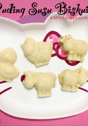 Foto resep Puding susu biskuit (Mpasi 11m+)