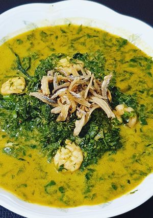 Foto resep Daun singkong tumbuk