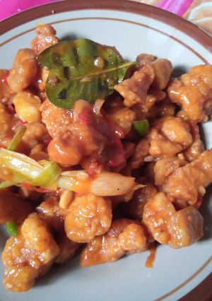 Foto resep Ayam Crispy Saus Tiram