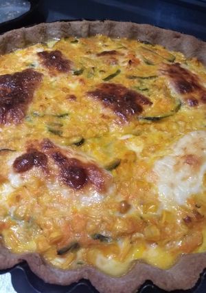 Una foto de Tarta mix de verduras
