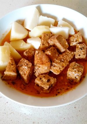 Una foto de Atún en Adobo Canario