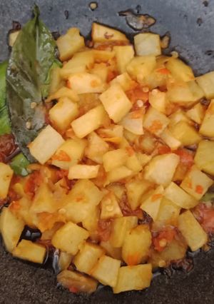 Foto resep Kentang balado pedas
