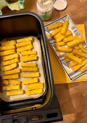Une photo de ☆Frites de Polenta à l’Airfryer☆