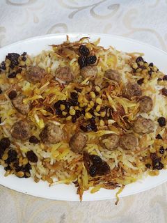عکسی از دستور مانی پلو
