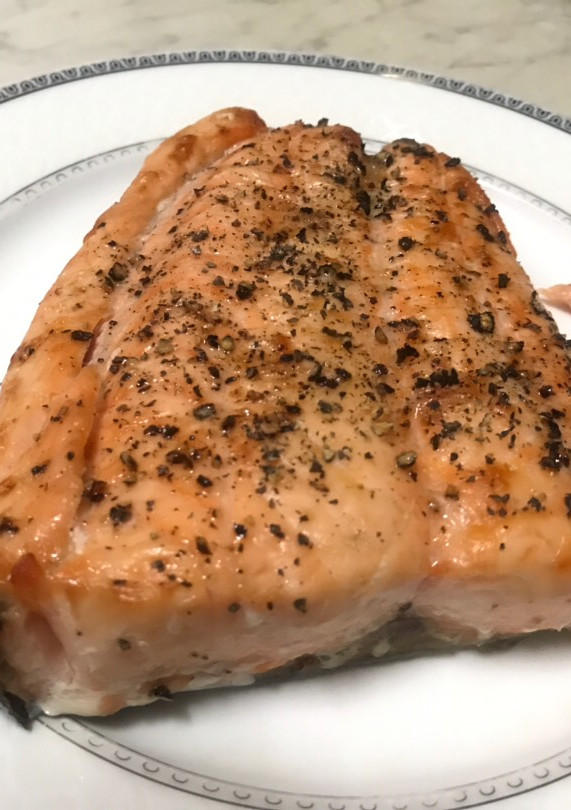 氣炸鮭魚-氣炸鍋 的食譜成品照片