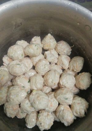 Foto resep Bakso Ayam wortel