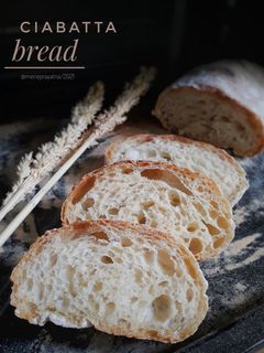 Foto resep Ciabatta (Italian White Bread)