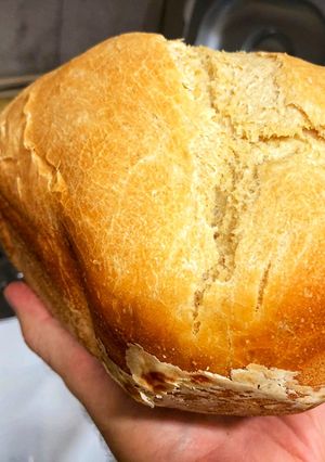 Una foto de French bread o pan francés con panificadora del Lidl 2020