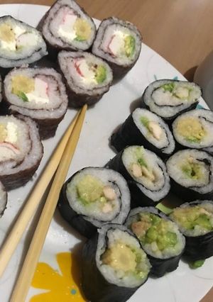 Una foto de Sushi