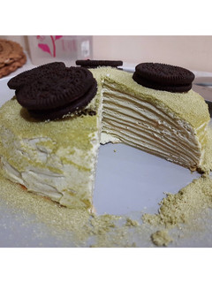 Foto resep Matcha Mille Crepe Cake 🎂