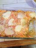 Pastel de papa y zanahoria