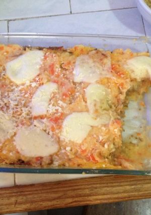 Una foto de Pastel de papa y zanahoria